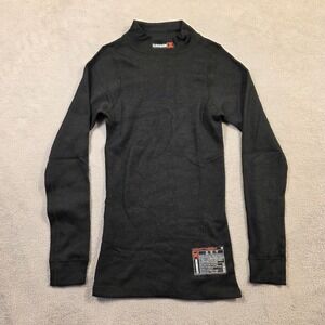 CarbonX Ultimate Baselayer Mens Medium Black Excellent Flame Resistant Mock Neck